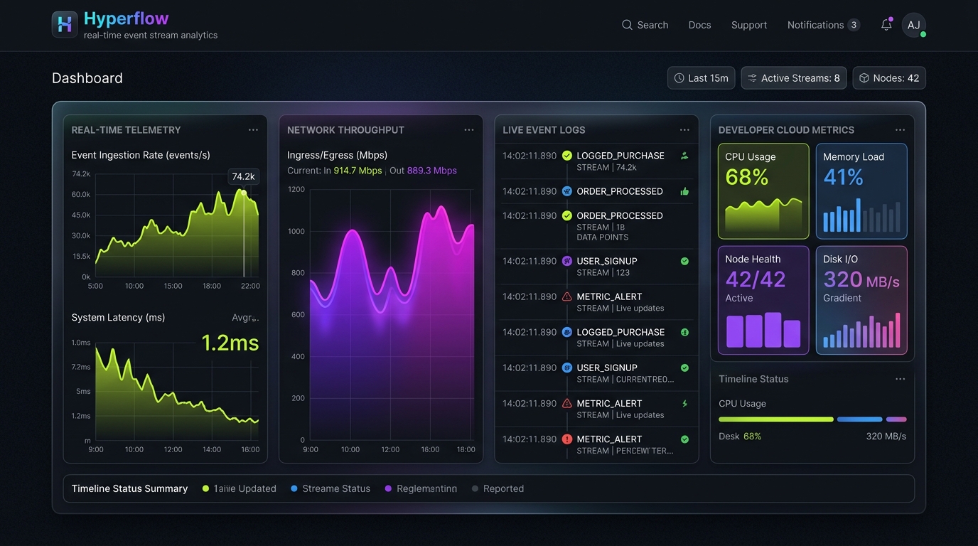 Hyperflow Real-Time Event Stream Analytics Platform